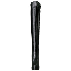 Nero Matto 13 cm ELECTRA-3050 Stivali alti e sopra al ginocchio