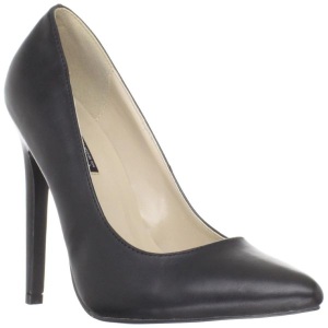 Nero Matto 13 cm SEXY-20 scarpe tacchi a spillo con punta