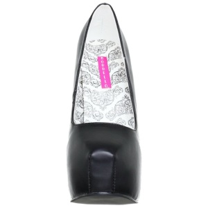 Nero Matto 14,5 cm Burlesque BORDELLO TEEZE-06 Plateau Scarpe Dcollet