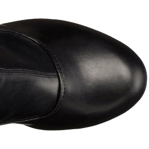 Nero Matto 15,5 cm DELIGHT-3000 Stivali alti e sopra al ginocchio