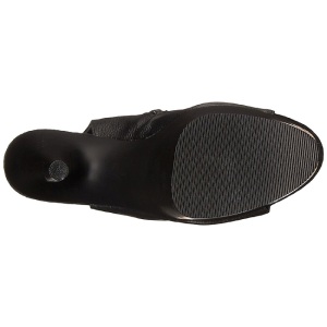 Nero Opaco 18 cm Pleaser ADORE-1018 Plateau Stivaletti Donna