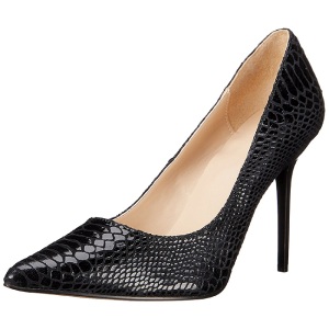 Nero Pelle 10 cm CLASSIQUE-20SP Scarpe Dcollet Tacco Stiletto