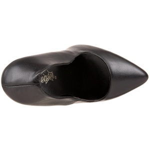 Nero Pelle 15 cm DOMINA-420 tacchi a spillo pi altissimo - tacchi appuntito
