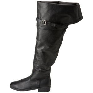 Nero Pelle 4 cm MAVERICK-2045 Stivali Alti da Uomo