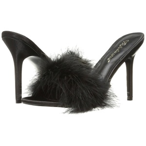 Nero Piume 10 cm CLASSIQUE-01F Scarpe Zoccoli da Uomo