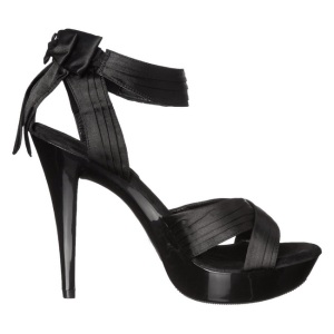 Nero Raso 13 cm COCKTAIL-568 Sandali Tacco Altissimo