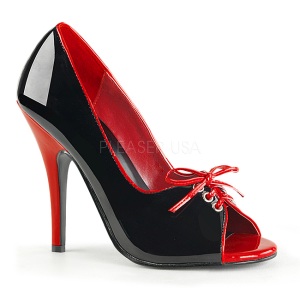 Nero Rosso 12,5 cm SEDUCE-216 Scarpe da donna con tacco altissime