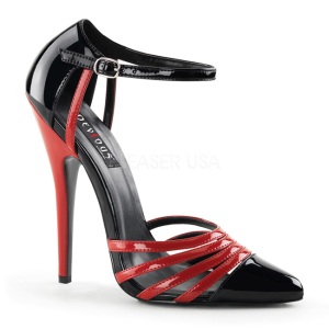 Nero Rosso 15 cm DOMINA-412 Scarpe da donna con tacco altissime