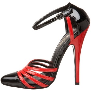 Nero Rosso 15 cm DOMINA-412 Scarpe da donna con tacco altissime