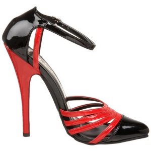 Nero Rosso 15 cm DOMINA-412 Scarpe da donna con tacco altissime