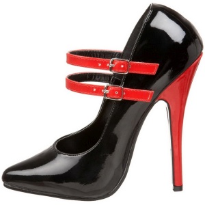 Nero Rosso 15 cm DOMINA-442 Scarpe da donna con tacco altissime