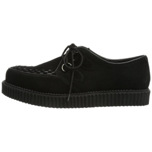 Nero Scamosciata 2,5 cm CREEPER-602S Scarpe Creepers Uomo
