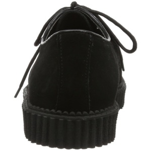 Nero Scamosciata 2,5 cm CREEPER-602S Scarpe Creepers Uomo