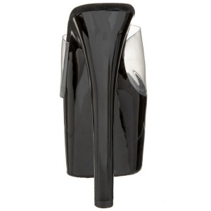 Nero Trasparente 18 cm PLEASER SKY-301 Plateau Mules Alte