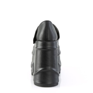 Nero Vegano 15 cm WAVE-32 scarpe dcollet mary jane zeppa plateau