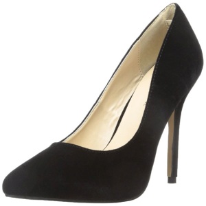 Nero Velluto 13 cm AMUSE-20 scarpe tacchi a spillo con punta