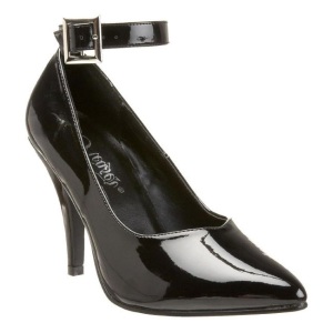 Nero Vernice 10,5 cm DREAM-431 scarpe dcollet con tacchi bassi