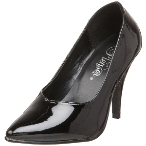 Nero Vernice 10 cm DREAM-420 scarpe dcollet con tacco alto