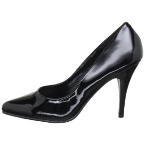 Nero Vernice 10 cm VANITY-420 scarpe dcollet a punta elegante