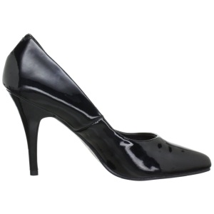 Nero Vernice 10 cm VANITY-420 scarpe dcollet a punta elegante
