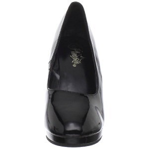 Nero Vernice 11,5 cm FLAIR-480 scarpe dcollet per uomo
