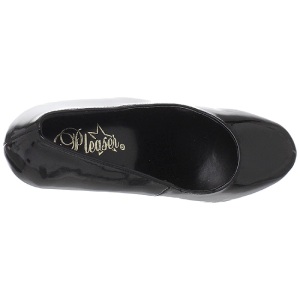 Nero Vernice 11,5 cm FLAIR-480 scarpe dcollet per uomo