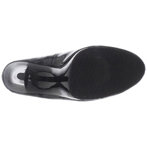 Nero Vernice 11,5 cm FLAIR-480 scarpe dcollet per uomo