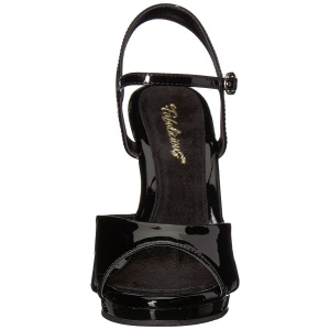 Nero Vernice 12 cm FLAIR-409 Sandali Donna con Tacco
