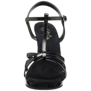 Nero Vernice 12 cm FLAIR-420 Sandali Donna con Tacco
