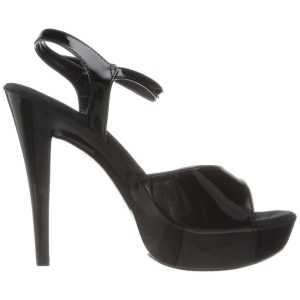 Nero Vernice 13 cm COCKTAIL-509 Plateau Sandali Tacco Altissimo