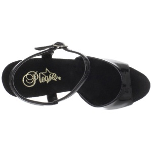 Nero Vernice 13 cm Fabulicious LIP-109 Plateau Tacchi Alti a Spillo