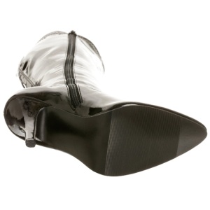 Nero Vernice 13 cm SEDUCE-2000 Stivali Donna da Uomo
