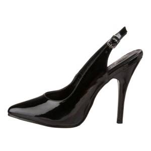 Nero Vernice 13 cm SEDUCE-317 Tacchi altissimi da uomo