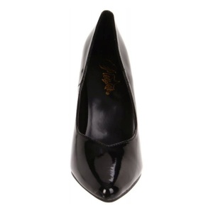 Nero Vernice 13 cm SEDUCE-420V scarpe dcollet a punta