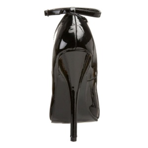 Nero Vernice 15 cm DOMINA-431 Tacchi altissimi da uomo