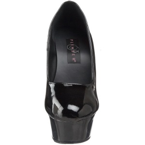 Nero Vernice 15 cm Pleaser DELIGHT-685 Plateau Scarpe Dcollet