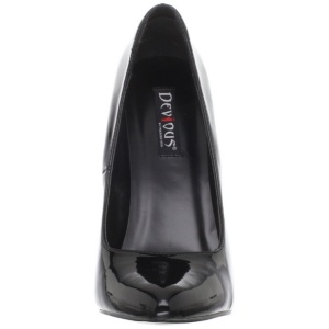 Nero Vernice 16 cm DAGGER-01 Fetish Scarpe Dcollet