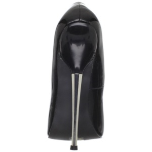 Nero Vernice 16 cm DAGGER-01 Fetish Scarpe Dcollet