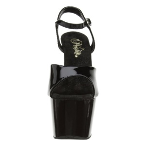 Nero Vernice 18 cm ADORE-709 Plateau Calzature Tacchi Alti
