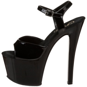 Nero Vernice 18 cm Pleaser SKY-309 Plateau Calzature Tacchi Alti