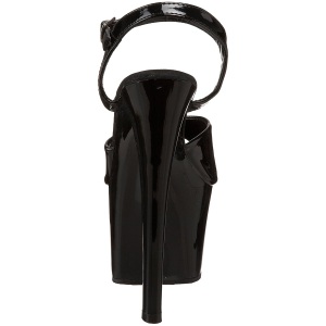 Nero Vernice 18 cm Pleaser SKY-309 Plateau Calzature Tacchi Alti