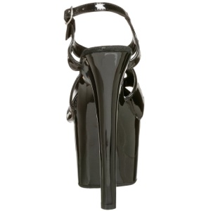 Nero Vernice 18 cm Pleaser SKY-330 Plateau Tacchi Alti a Spillo