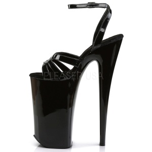 Nero Vernice 25,5 cm Pleaser BEYOND-012 Tacchi Alti Plateau