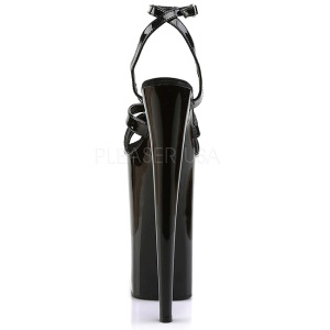 Nero Vernice 25,5 cm Pleaser BEYOND-012 Tacchi Alti Plateau
