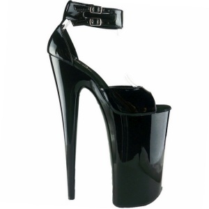 Nero Vernice 25,5 cm Pleaser BEYOND-089 Tacchi Alti Plateau