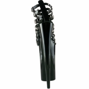 Nero Vernice 25,5 cm Pleaser BEYOND-093 Tacchi Alti Plateau