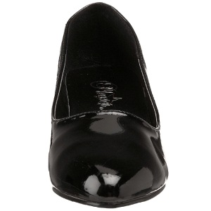 Nero Vernice 5 cm FAB-420W scarpe dcollet con tacchi bassi