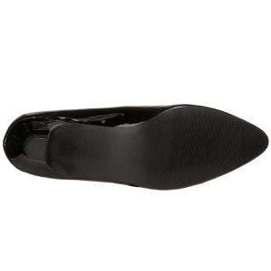 Nero Vernice 5 cm FAB-420W scarpe dcollet con tacchi bassi