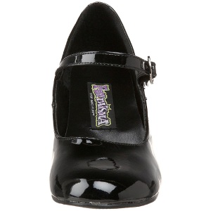 Nero Vernice 5 cm SCHOOLGIRL-50 Scarpe Dcollet Classico Donna