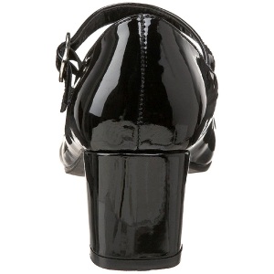 Nero Vernice 5 cm SCHOOLGIRL-50 Scarpe Dcollet Classico Donna